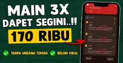 Dapatkan saldo DANA gratis hanya dengan bermain game dan menonton iklan di aplikasi penghasil uang viral. (Sumber: Tangkapan Layar/YouTube BANG GAPTEK ID)