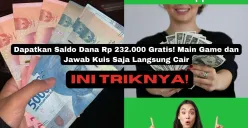 Aplikasi penghasil uang terbaik 2024. Dapatkan saldo Dana gratis dengan main kuis dan referral. Withdraw cepat, terbukti membayar (Sumber: Poskota/Yusuf Sidiq)