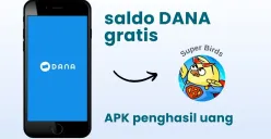 Klaim saldo DANA gratis dari aplikasi penghasil uang Super Birds. (Sumber: Poskota/Della Amelia)