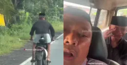 Bocah laki-laki di Lumajang mengejek polisi saat patroli berakhir menangis saat ditangkap. (Sumber: Tangkap Layar Instagram/@medsoszone)