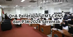 Pertanyaan-pertanyaan seputar penetapan TMT CPNS dan P3K 2024. (Sumber: Poskota/Arip Apandi)