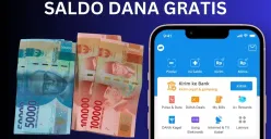 Ambil kesempatan dpatkan saldo DANA gratis hari ini. (Sumber: Canva)