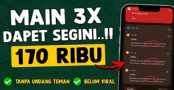 Coba aplikasi penghasil uang ini dan dapatkan saldo DANA gratis. Main 3 kali dan langsung dapat Rp170.000. (Sumber: YouTube/@BANG GAPTEK ID)