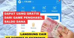 Cara dapat uang dari game penghasil saldo DANA (Sumber: Poskota/Rivera Jesica Souisa)