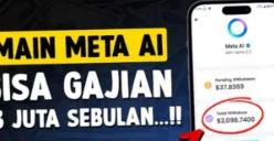 Mau cuan dari WhatsApp? Dengan Meta AI, kamu bisa raup jutaan rupiah hanya dengan membagikan video! (Sumber: Youtube BANG GAPTEK ID)