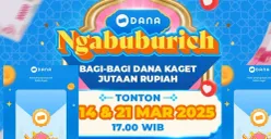 Bagi-bagi link DANA Kaget resmi dari pihak aplikasi di acara Ngabuburich pada tanggal 14 dan 23 Maret 2025 mendatang. (Ig DANA)