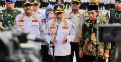 Gubernur Jakarta, Pramono Anung usai apel di Monas, Jakarta Pusat, Rabu, 12 Maret 2025. (Sumber: Dok. Kominfotik)