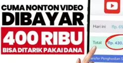 Raih saldo DANA gratis Rp400.000 hanya dengan nonton video. Ikuti langkah mudahnya dan buktikan sendiri. (Sumber: YouTube/@Kerah Kuning)