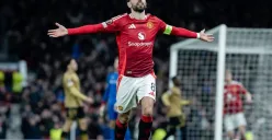 Hattrick Bruno Fernandez berhasil membawa Man United menang 4-1 atas Real Sociedad. (Sumber: Tangkapan layar/Instagram @manchesterunited)