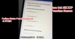 Ilustrasi cara cek penerima bansos di website cekbansos.kemensos (Sumber: YouTube/Pendamping Sosial)