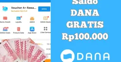 Cara klaim saldo DANA Gratis Rp100.000. (Sumber: Poskota/Syania Nurul Lita Baikuni)