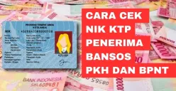 Cara cek NIK KTP penerima Bansos pemerintah (Sumber: Poskota/Rivera Jesica Souisa)