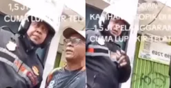 Momen oknum petugas Dishub Kota Bekasi diduga melakukan pungli minta Rp1,5 juta ke sopir. (Sumber: Tangkap Layar Instagram/@jabodetabek24info)