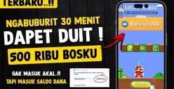 Dapatkan saldo DANA gratis dengan cara mudah melalui aplikasi game penghasil uang terbaru 2025. (Sumber: Tangkapan Layar/YouTube BANG GAPTEK ID)