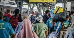 Tiket kereta arus mudik lebaran 2025 tembus 2 Juta penumpang. (Sumber: Pinterest)