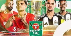 Streaming final Carabao Cup Liverpool vs Newcastle United. (Foto: Vidio)