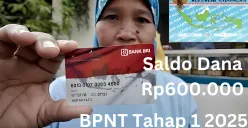 Status pencairan saldo dana Rp600.000 dari subsidi BPNT tahap 1 2025 bisa dicek pakai NIK e-KTP sekarang. (Sumber: Poskota/Gabriel Omar Batistuta)