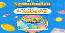 Begini cara mudah klaim saldo DANA gratis dari game penghasil uang DANAPoly. (Sumber: Instagram/@dana.id)