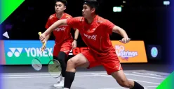 Pasangan ganda putra Leo dan Bagas menjadi wakil satu-satunya di laga final All England 2025 yang akan bertanding hari ini Minggu 16 Maret 2025. (Ig badminton.ina)