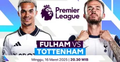 Live Streaming Fulham vs Tottenham Hotspur. (Sumber: Vidio)