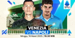 Live streaming Venezia vs Napoli. (Sumber: Vidio)