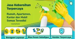 Jasa bersihkan rumah di Tokopedia. (Sumber: Tokopedia)