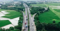 Kondisi Kalan Tol Tangerang Merak yang siap dilintasi pemudik lebaran Idul Fitri 1446 H. (Sumber: Dok. Astra Infra)