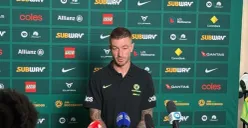 Striker Australia, Adam Taggart memberikan komentar jelang hadapi Timnas Indonesia. (Foto: socceross.com)