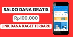 Dapatkan THR saldo DANA gratis hingga Rp100.000 dari link DANA kaget terbaru (Sumber: Poskota/Herdyan Anugrah Triguna)