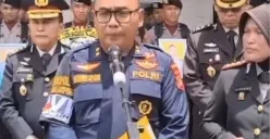 Pengumuman hasil autopsi 3 polisi di Way Kanan oleh Vice Commander Biddokkes Polda Lampung, AKBP Legowo (Sumber: Instagram/@hushwatchid)