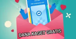 Dapatkan uang gratis ratusan ribu rupiah dengan DANA Kaget tanpa instal aplikasi tambahan. (Sumber: DANA)