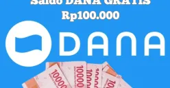 Cara dapat saldo DANA Gratis Rp100.000 tanpa aplikasi tambahan.  (Sumber: Poskota/Syania Nurul Lita Baikuni)