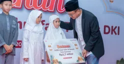 Bank DKI memberikan santunan kepada 8.500 anak yatim dan dhuafa senilai Rp1,7 miliar pada bulan suci Ramadhan 2025. (Sumber: Dok. Bank DKI)