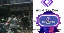 Member WPONE di Kabupaten Landak ramai-ramai menuntut pertanggungjawaban para leader yang mengajak mereka bergabung ke aplikasi investasi ilegal ini. Kerugian mencapai puluhan miliar rupiah (Sumber: Facebook)