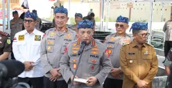 Kapolri Jendral Listyo Sigit Prabowo saat menggelar konferensi pers setelah meresmikan balai Poliran Polda Banten, di Serang, Banten. (Sumber: Dok. Humas Polri)