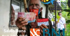 Saldo dana Rp1.200.000 cair ke Rekening BNI dari subsidi bansos PKH 2025. (Sumber: Poskota/Gabriel Omar Batistuta)