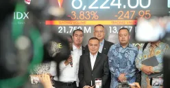 IHSG sempat anjlok 5 persen, wakil ketua DPR RI Sufmi Dasco sidak ke kantor Bursa Efek Indonesia (BEI). (IG Sufmi Dasco)