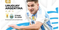 Link live streaming Uruguay vs Argentina kick off jam 06.30 WIB. (Sumber: Instagram/afaseleccion)