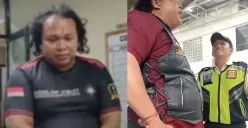 Pria ngaku jagoan Cikiwul, Bekasi akhirnya ditangkap polisi seusai memaksa meminta dana bantuan ke salah satu perusahaan. (Sumber: Tangkap Layar Instagram/@medsoszone)