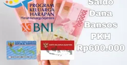 NIK e-KTP atas nama Anda masuk validasi berhak terima saldo dana bansos Rp600.000 dari PKH tahap 1 2025 via Rekening BNI. (Sumber: Poskota/Syania Nurul Lita Baikuni)