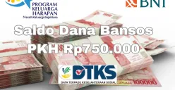 Saldo dana bansos Rp750.000 dari PKH tahap 1 berhasil masuk ke Rekening BNI KPM validasi, cek infonya. (Sumber: Poskota/Syania Nurul Lita Baikuni)