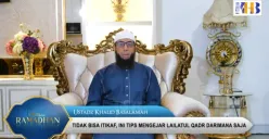 Ustaz Khalid Basalamah,membahas masalah Itikaf di bulan Ramadhan (Sumber: Capture YouTube Khalid Basalamah Official)