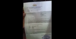 Viral beredar surat permohonan bantuan THR untuk anggota Polsek Metro Menteng Jakarta Pusat kepada para pengusaha. (Sumber: Capture threads oposan.62)