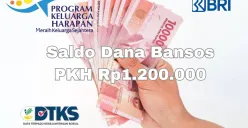 Rekening BRI Anda berhasil terima saldo dana bansos Rp1.200.000 dari PKH tahap satu 2025. (Sumber: Poskota/Syania Nurul Lita Baikuni)