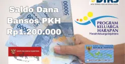 Saldo dana Rp1.200.000 dari bansos PKH tahap satu 2025 berhasil cair ke Rekening KKS. (Sumber: Poskota/Syania Nurul Lita Baikuni)