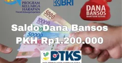 Saldo dana Rp1.200.000 berhasil diterima KPM validasi dari PKH tahap satu 2025 via KKS Bank BRI. (Sumber: Poskota/Syania Nurul Lita Baikuni)