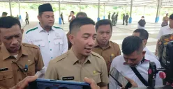 Bupati Lebak Hasbi Asyidiki Jayabaya. (Sumber: Poskota/Samsul Fatoni)