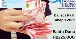 Saldo dana Rp225.000 dari subsidi bansos PKH tahap 1 2025 cair ke NIK e-KTP Anda lewat Rekening BSI. (Sumber: Poskota/Gabriel Omar Batistuta)