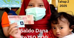 Saldo dana Rp750.000 siap diterima NIK e-KTP atas kepemilikan nama Anda dari subsidi bansos PKH tahap 2 2025. (Sumber: Poskota/Gabriel Omar Batistuta)