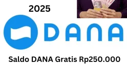 Dompet elektronik Anda berpeluang raih saldo DANA gratis Rp250.000 hari ini Senin 24 Maret 2025. (Sumber: Poskota/Gabriel Omar Batistuta)